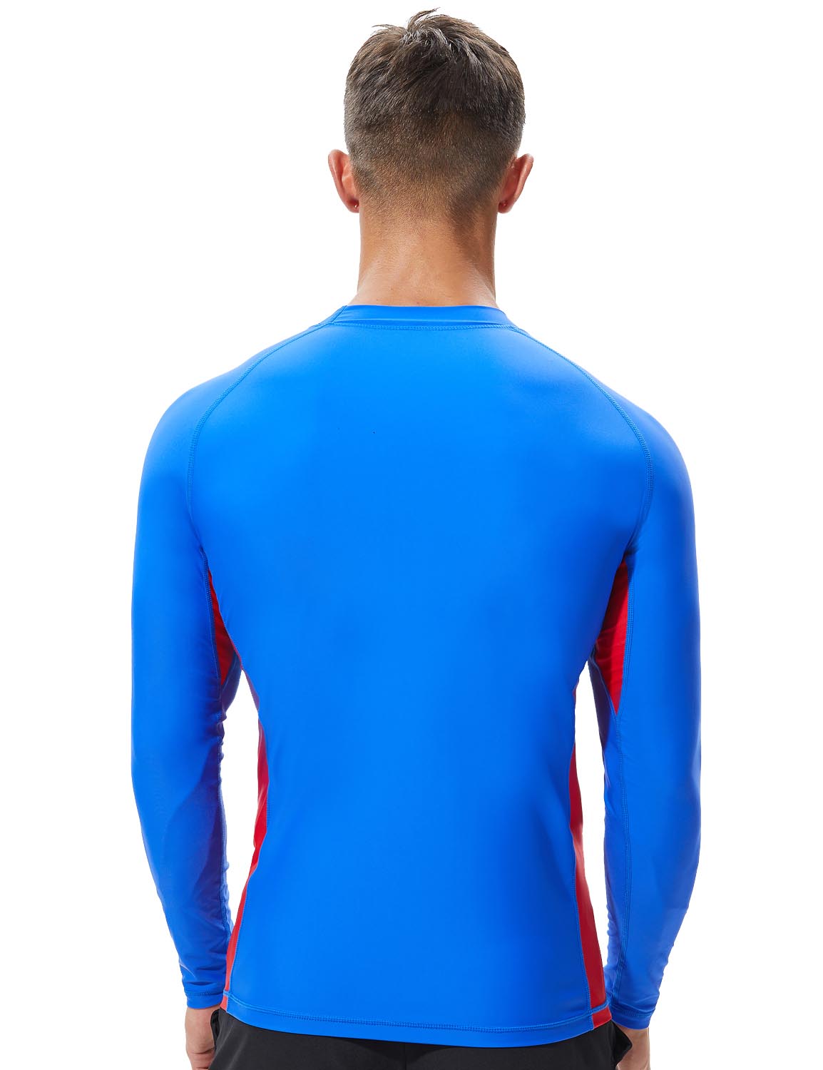 TAUWELL Men's Long Sleeve Rash Guard Surfing Shirt 8801 | dmunderwear detail image 2