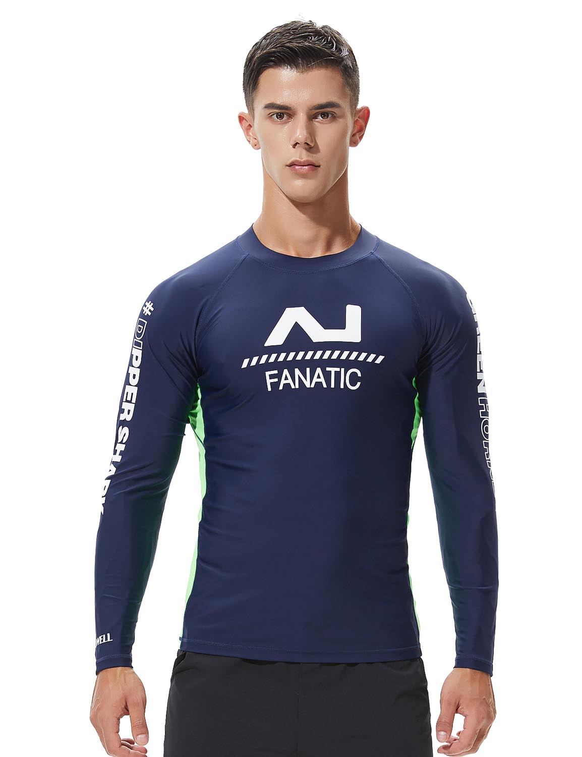 TAUWELL Men's Long Sleeve Rash Guard Surfing Shirt 8801 | dmunderwear detail image 7