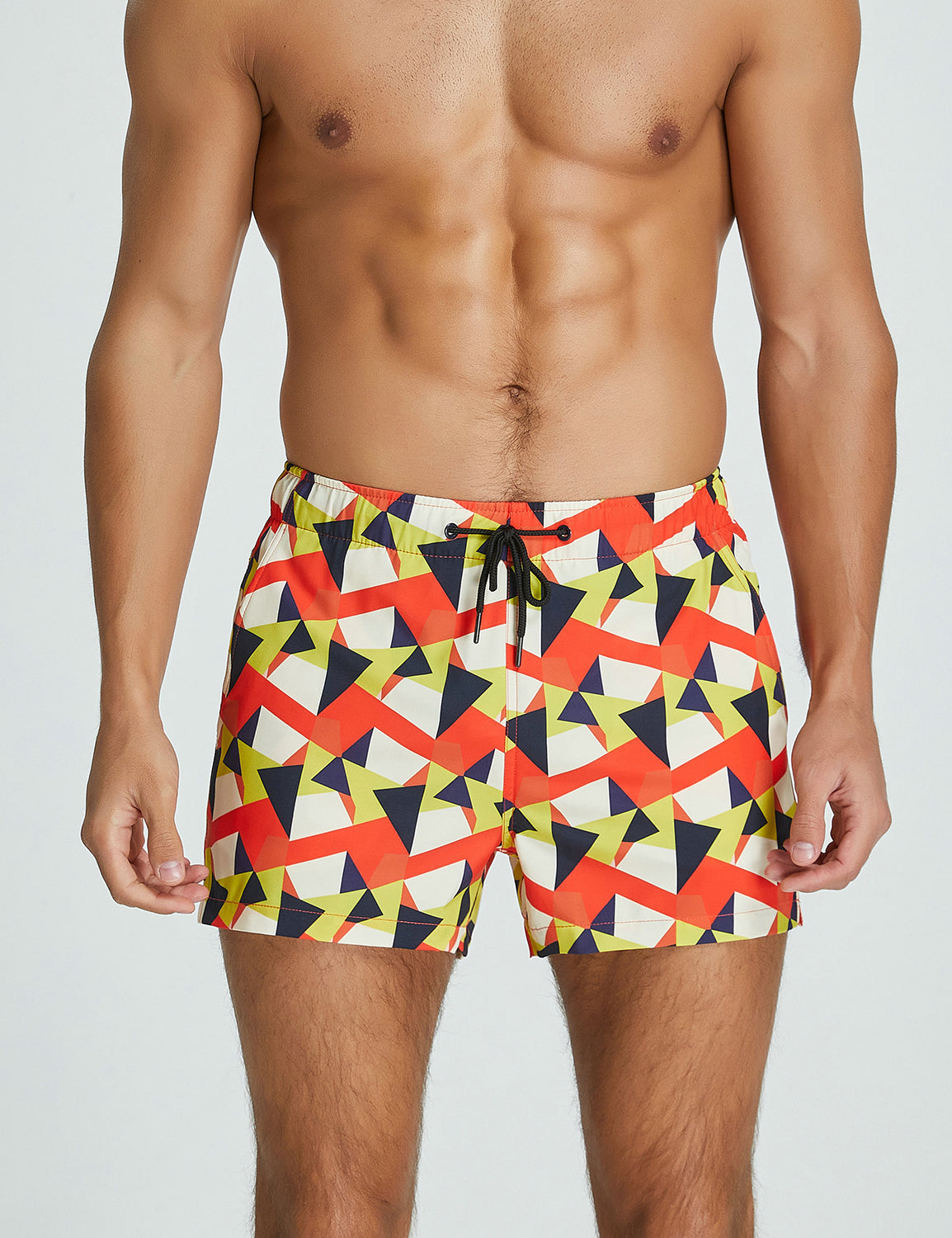 Training Sport Shorts 11301 with Quick-Dry in Colored Triangles | dmunderwear variant image