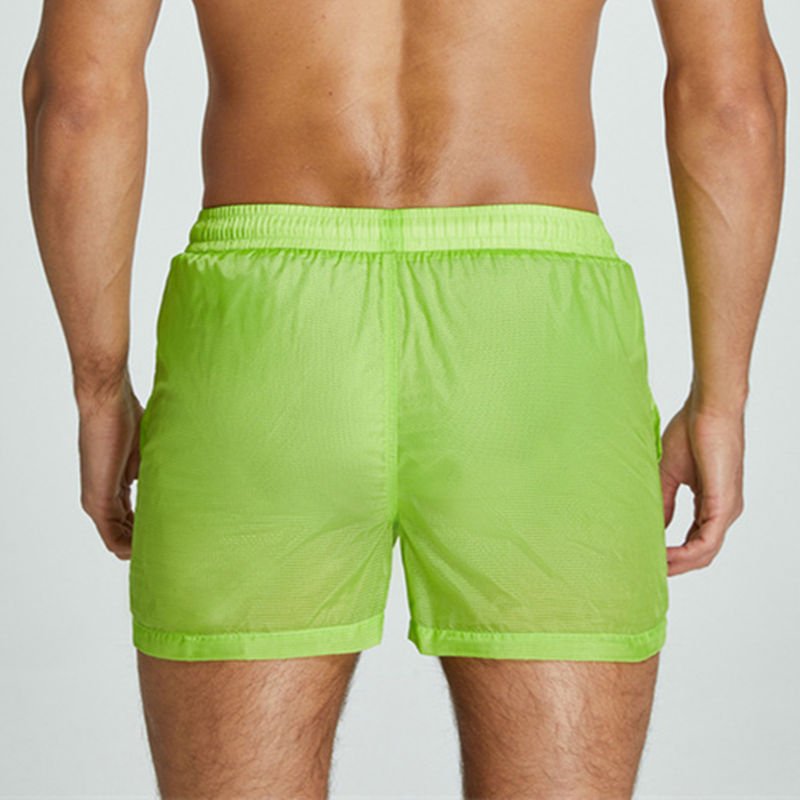 Transparent Pocketed Board Shorts | dmunderwear detail image 7
