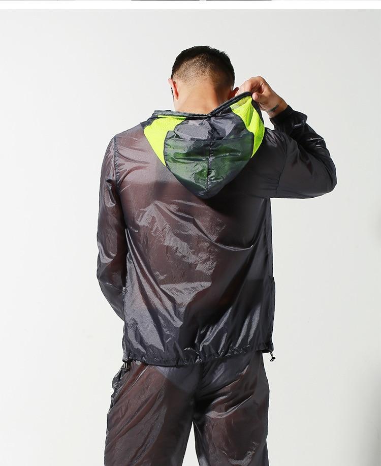 Transparent Racing Stripe Hoodie + Pants | dmunderwear detail image 14