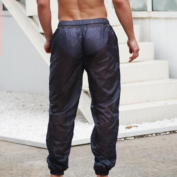 Transparent Racing Stripe Hoodie + Pants | dmunderwear detail image 17