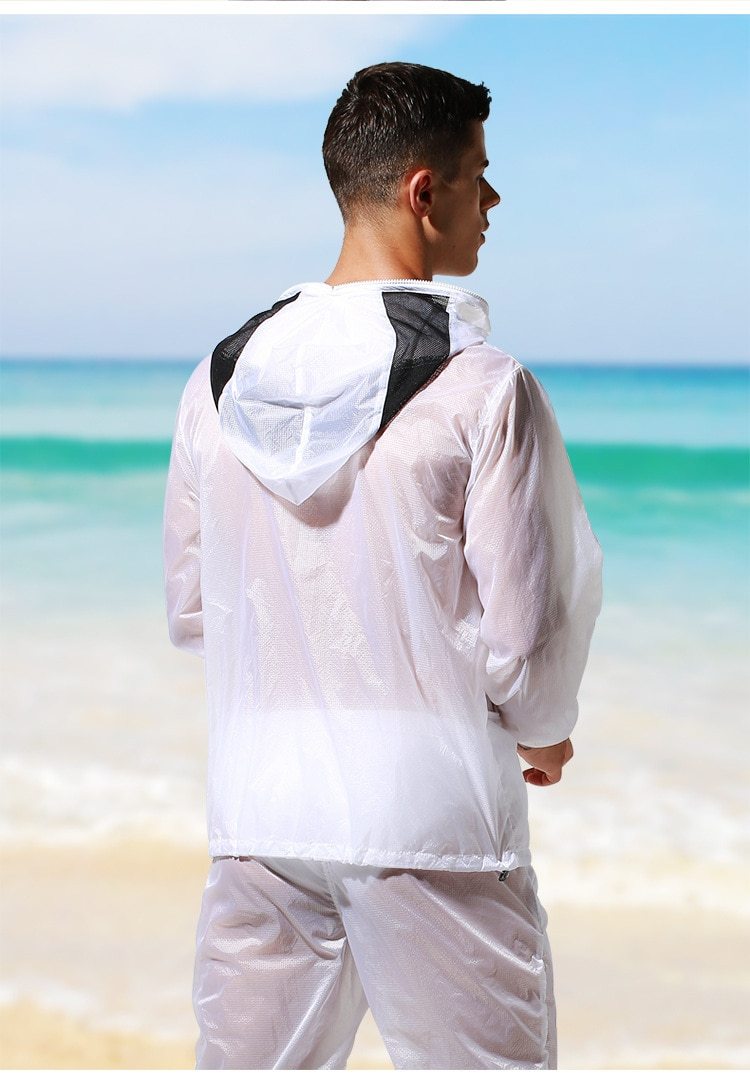 ORVLS Transparent Racing Stripe Hoodie + Pants | dmunderwear detail image 4