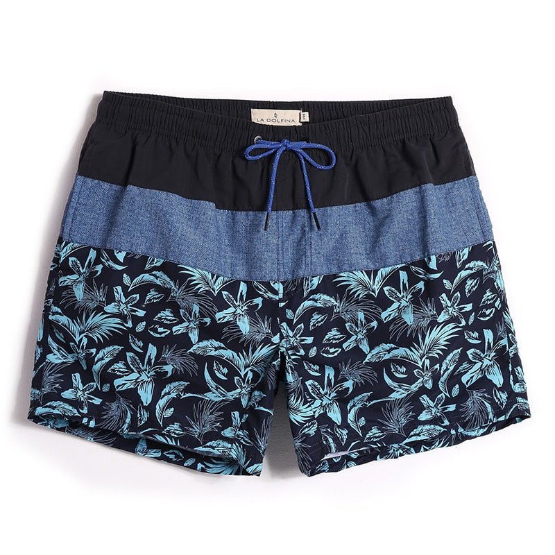 Floral Tri-toned Board Shorts | dmunderwear detail image 10