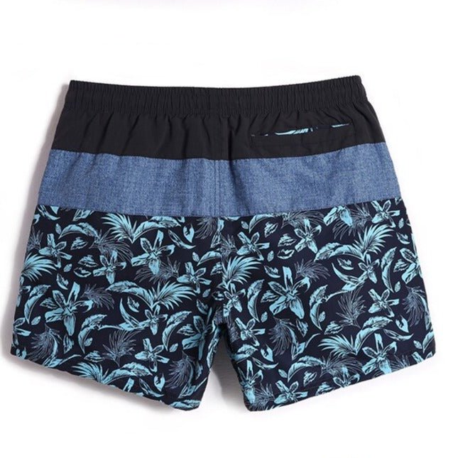 Floral Tri-toned Board Shorts | dmunderwear detail image 11