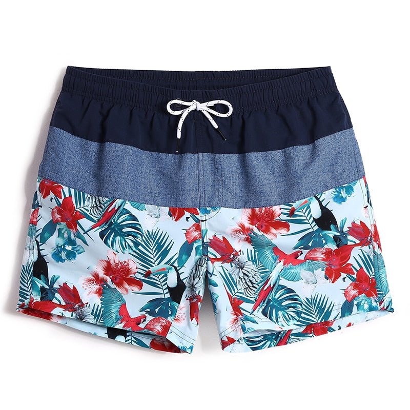 Floral Tri-toned Board Shorts | dmunderwear variant image