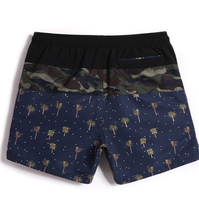 Floral Tri-toned Board Shorts | dmunderwear detail image 7