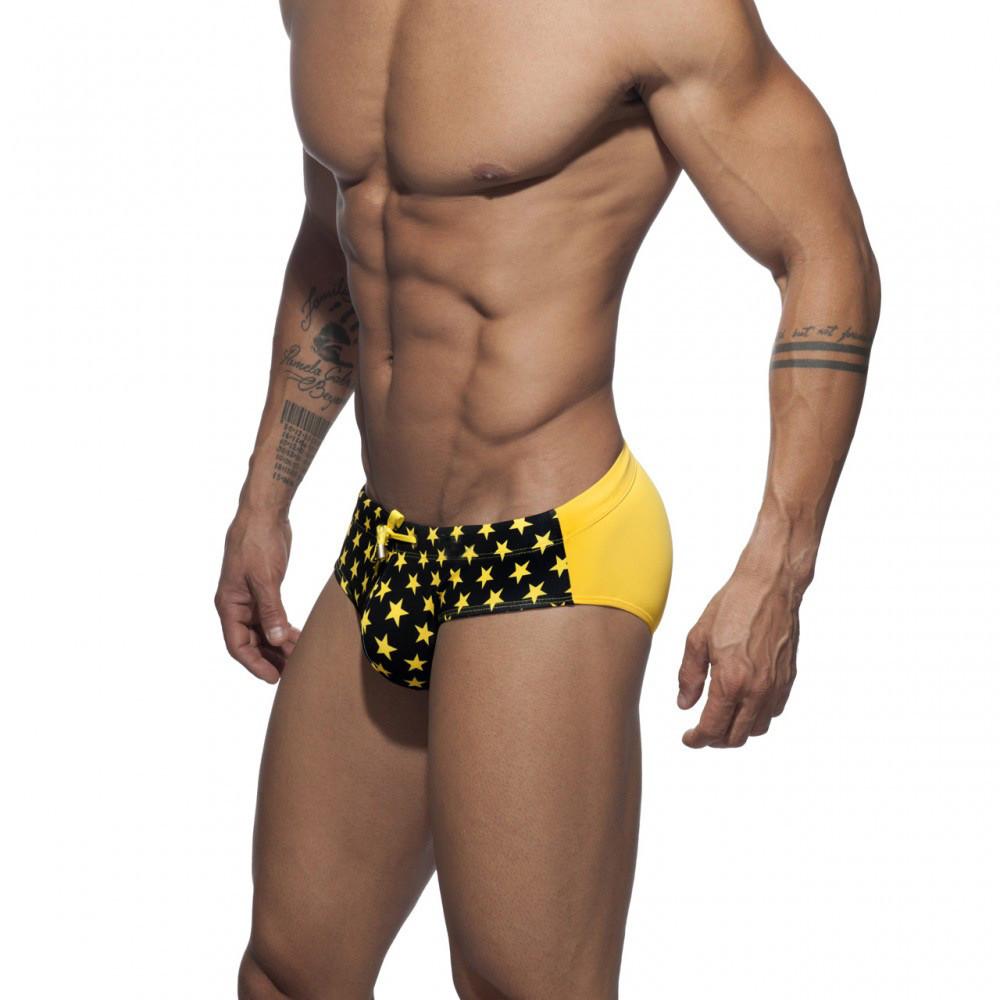 Two Toned Bowtie Stars Swim Briefs | dmunderwear