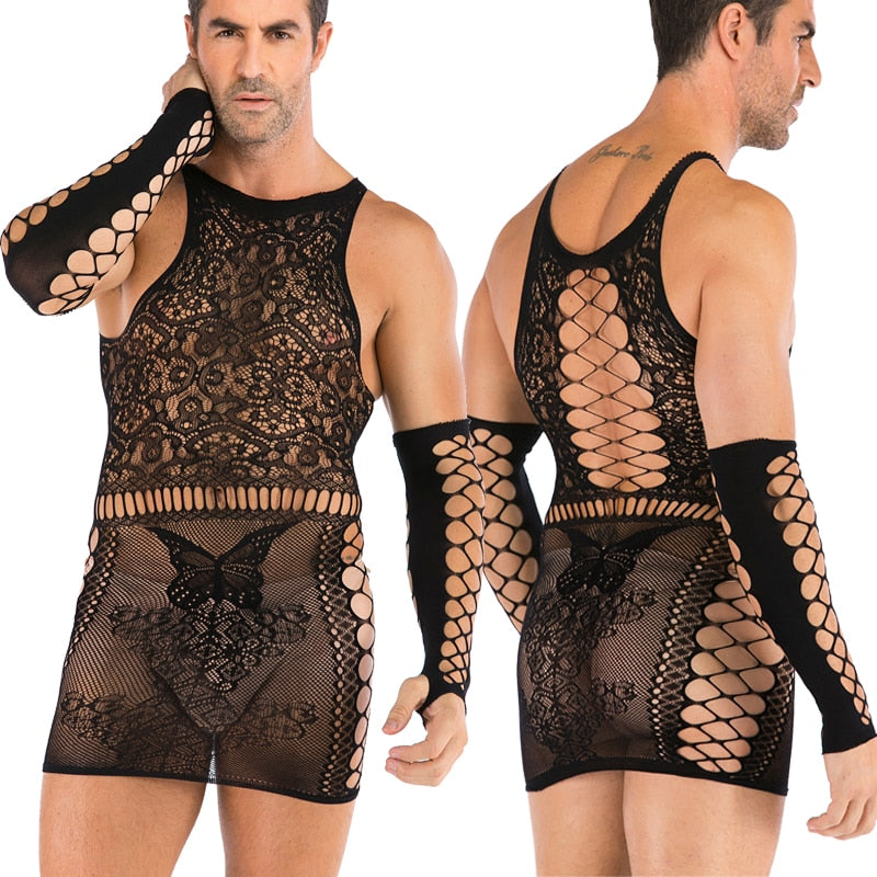 Various Men's Body Stocking Styles | dmunderwear detail image 10