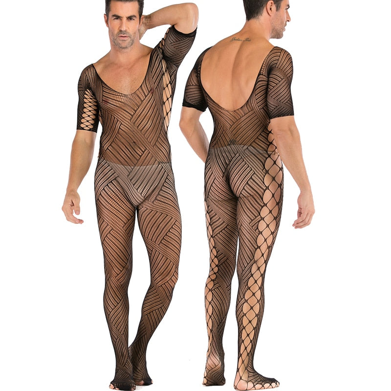 Various Men's Body Stocking Styles | dmunderwear detail image 11