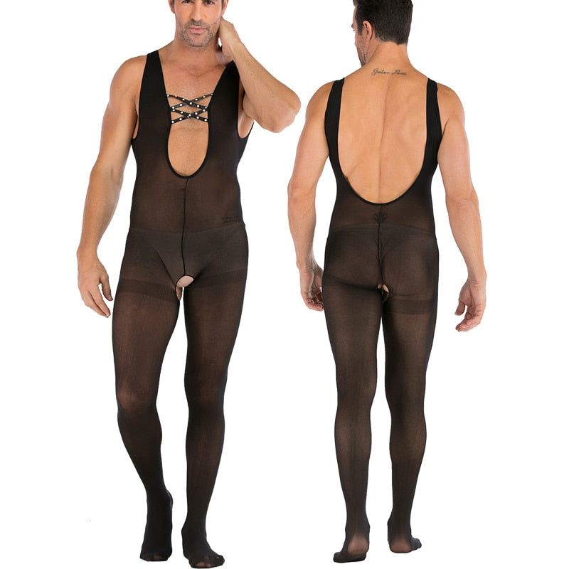 Various Men's Body Stocking Styles | dmunderwear detail image 14
