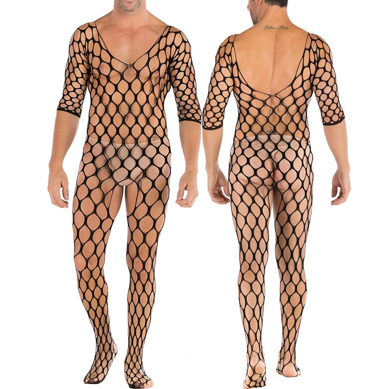 Various Men's Body Stocking Styles | dmunderwear detail image 16