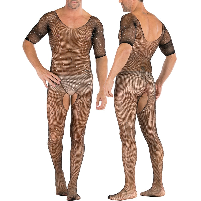Various Men's Body Stocking Styles | dmunderwear detail image 4