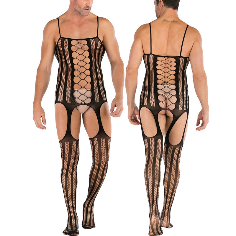 Various Men's Body Stocking Styles | dmunderwear detail image 5