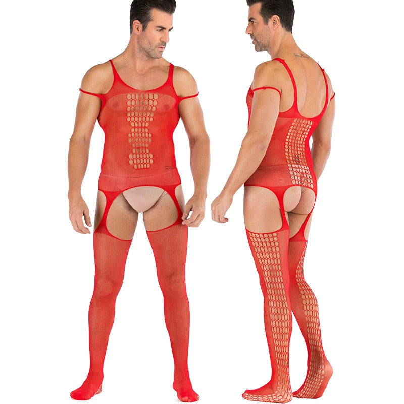 Various Men's Body Stocking Styles | dmunderwear detail image 7