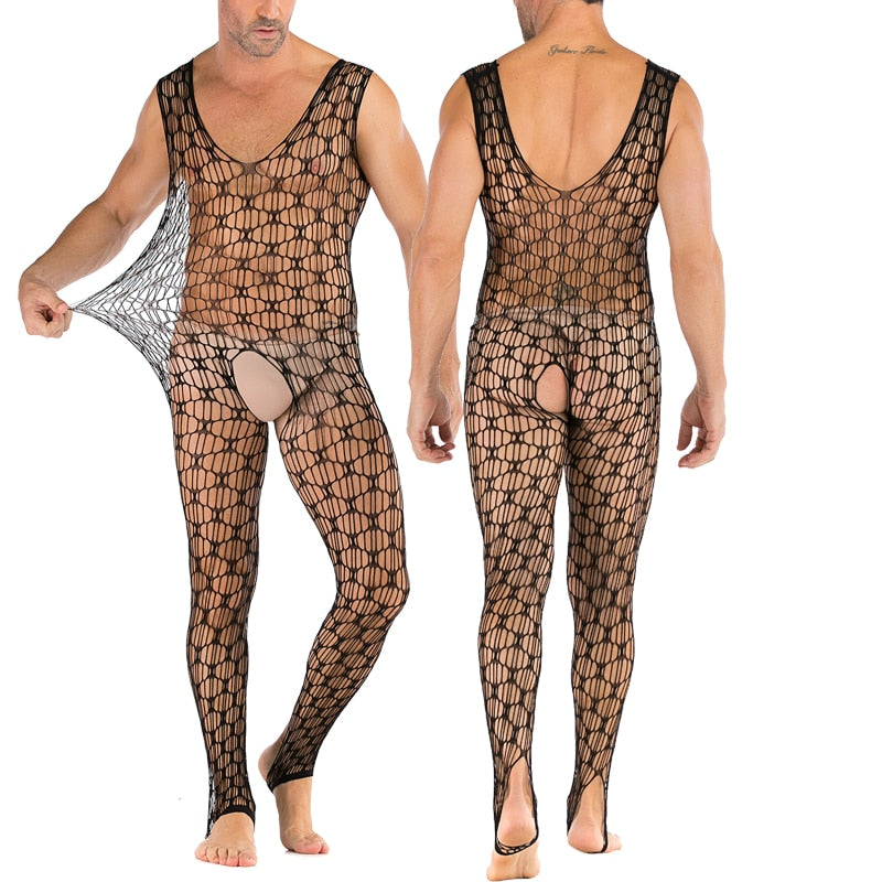 Various Men's Body Stocking Styles | dmunderwear detail image 9