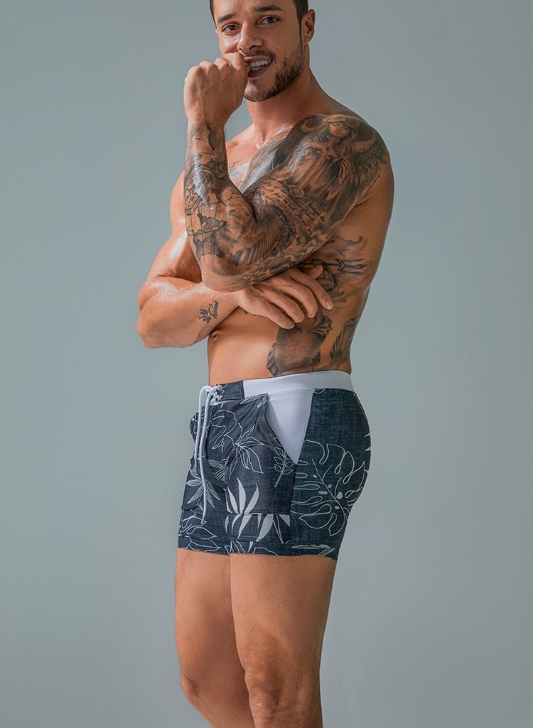 Wild Forest Swim Trunks | dmunderwear detail image 8