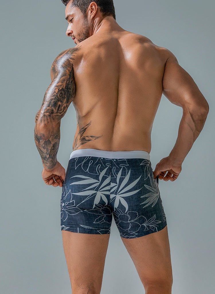 Wild Forest Swim Trunks | dmunderwear detail image 9