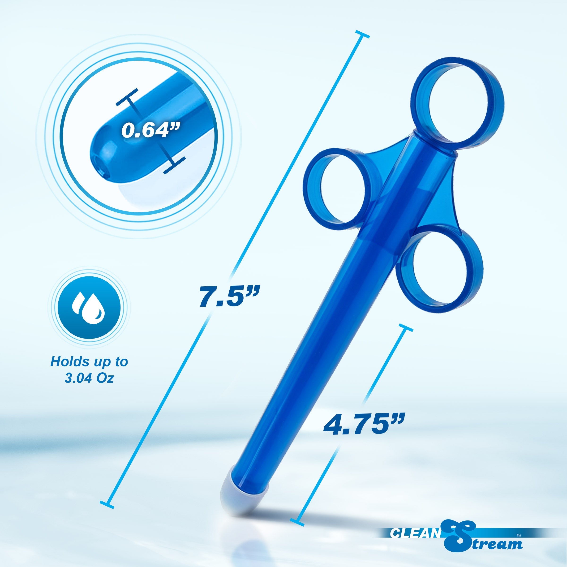 XL Lubricant Launcher - CleanStream Blue | dmunderwear product image 6