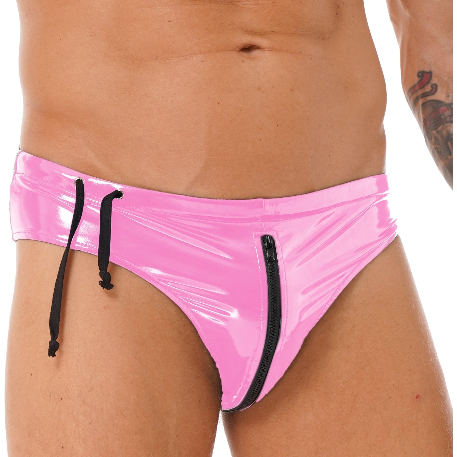 Zip Around Latex Briefs | dmunderwear