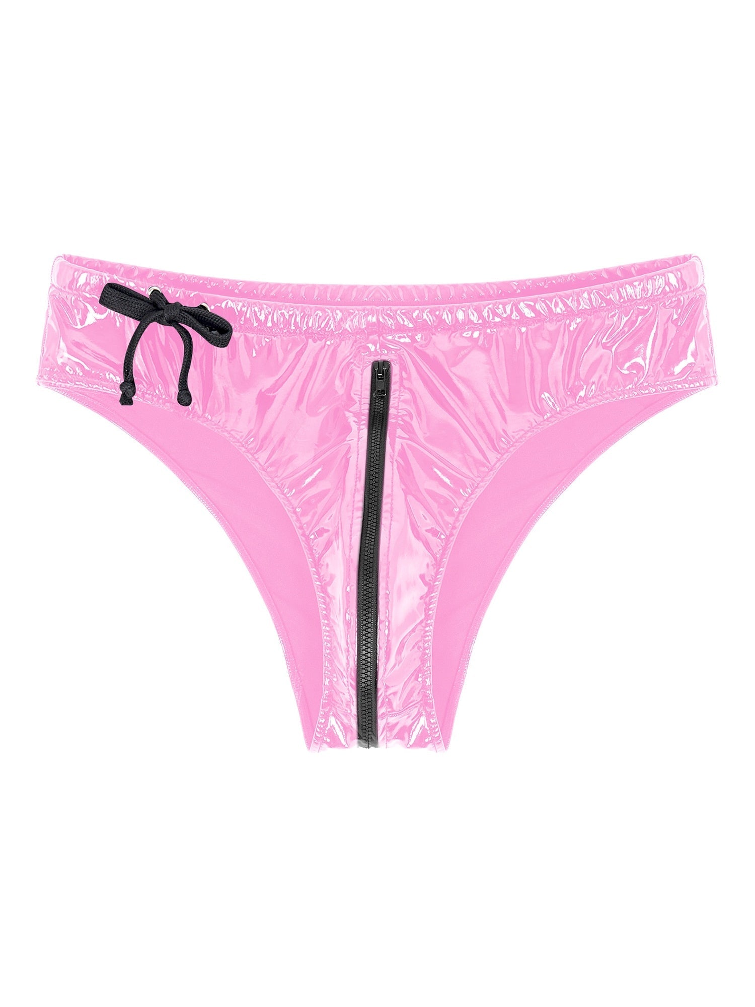 Zip Around Latex Briefs | dmunderwear detail image 7