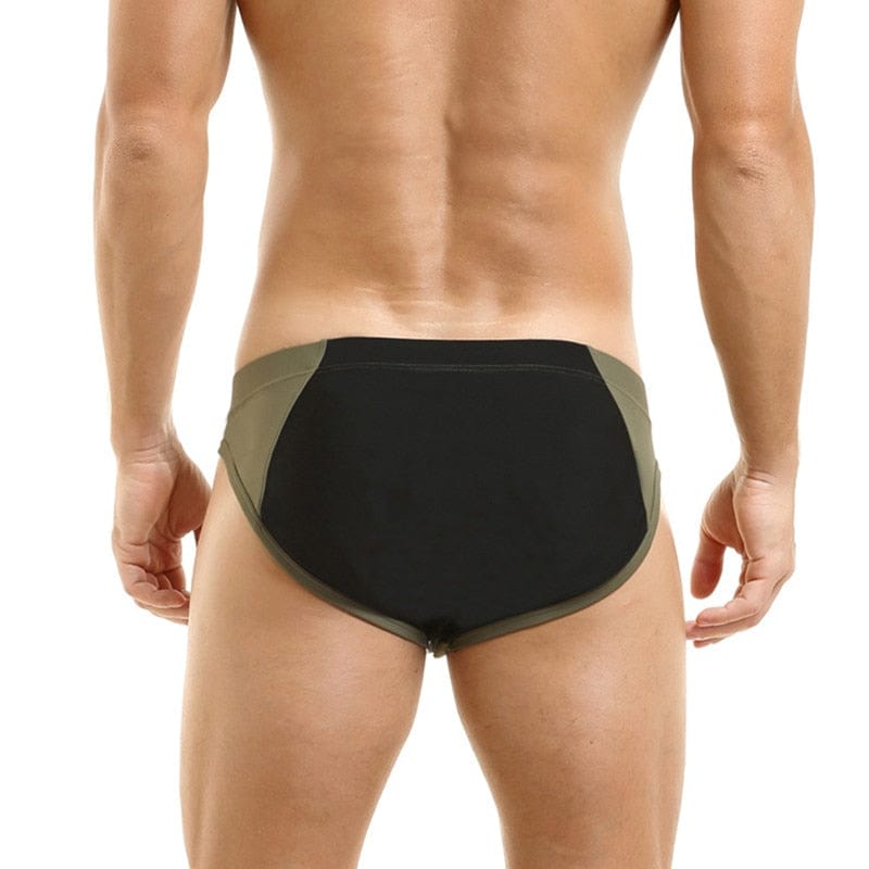 Zipper Fly Swim Briefs | dmunderwear detail image 6