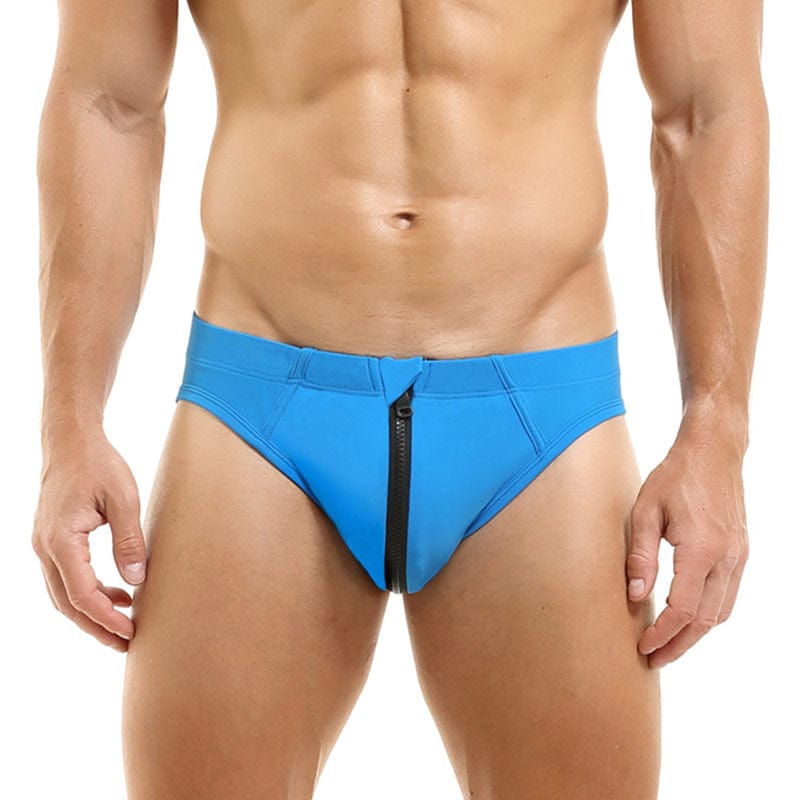 Zipper Fly Swim Briefs | dmunderwear detail image 7