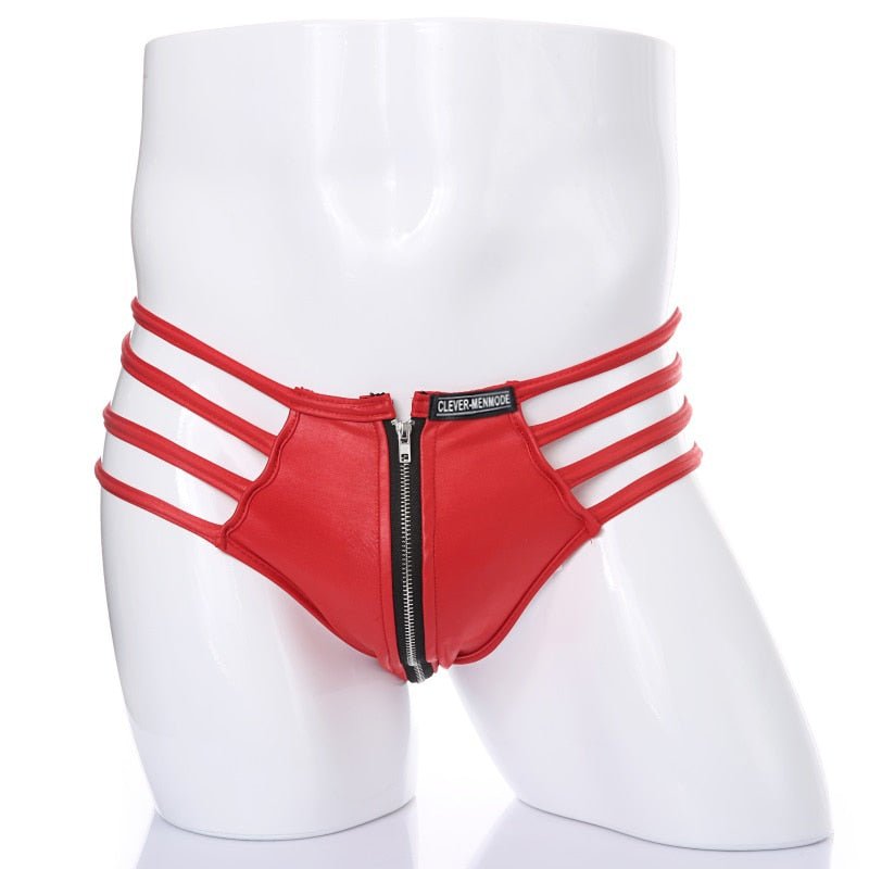 Zipper Strapped Boxer Briefs | dmunderwear variant image