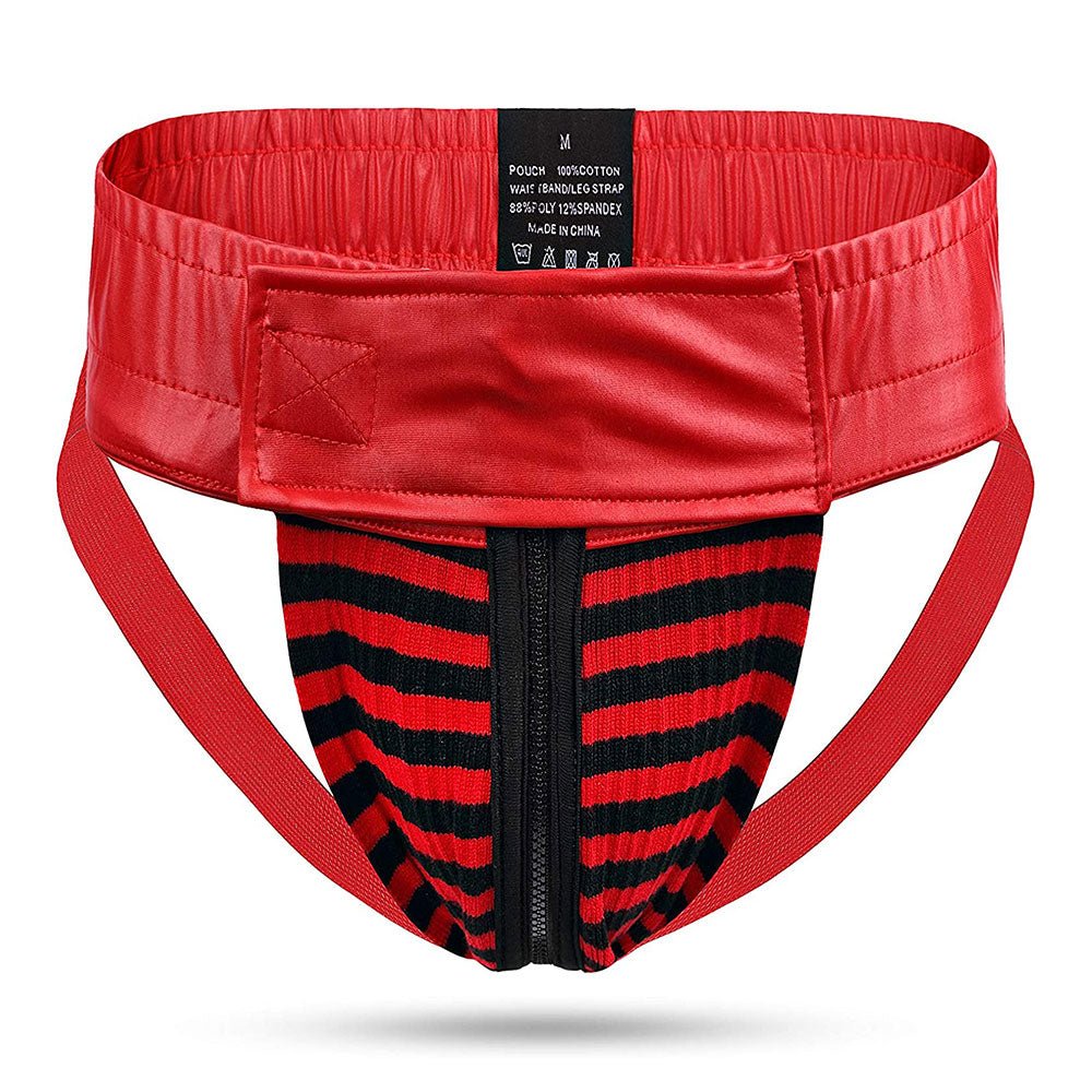 ORVLS Zippered Fighter Jockstrap | dmunderwear detail image 6