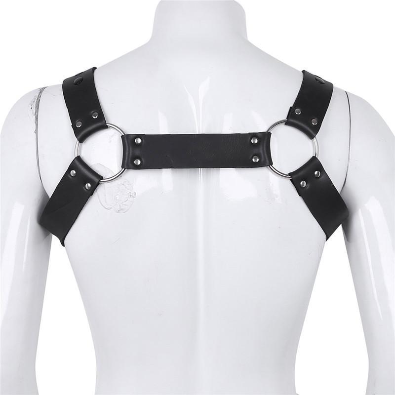 Zippered X-Cross Chest Harness | dmunderwear detail image 2