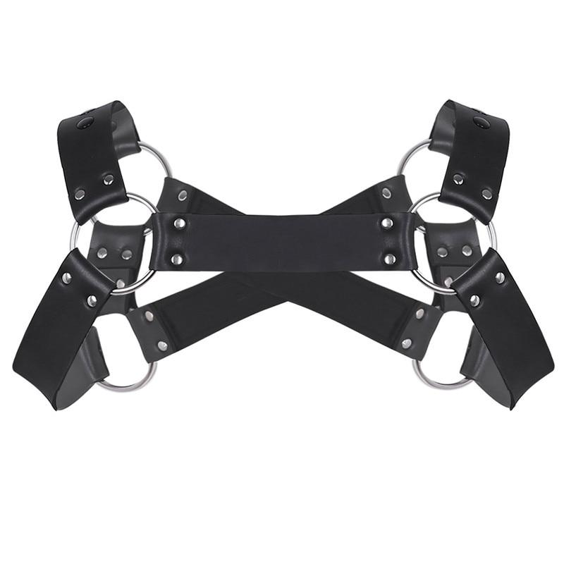 Zippered X-Cross Chest Harness | dmunderwear detail image 4